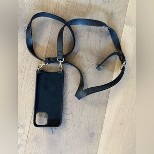 Bandolier HAILEY Crossbody Phone Case in Black/Gold